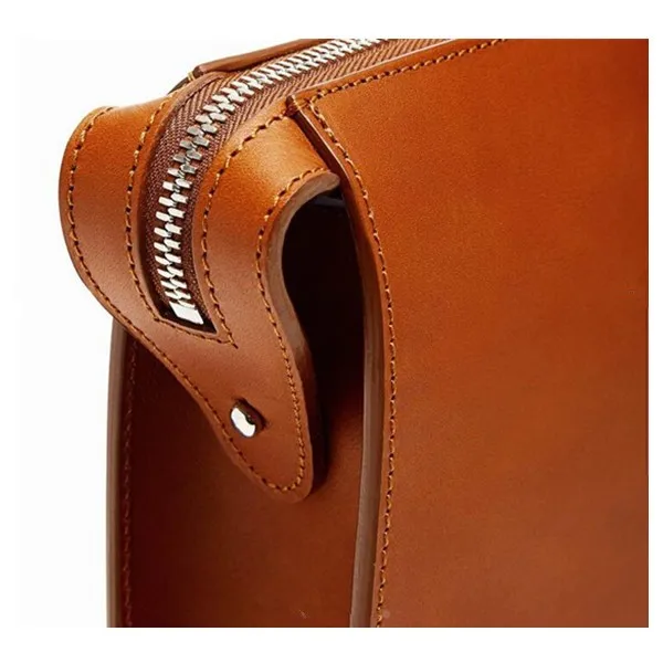 vegetable tanned leather mens leather briefcase slim leather