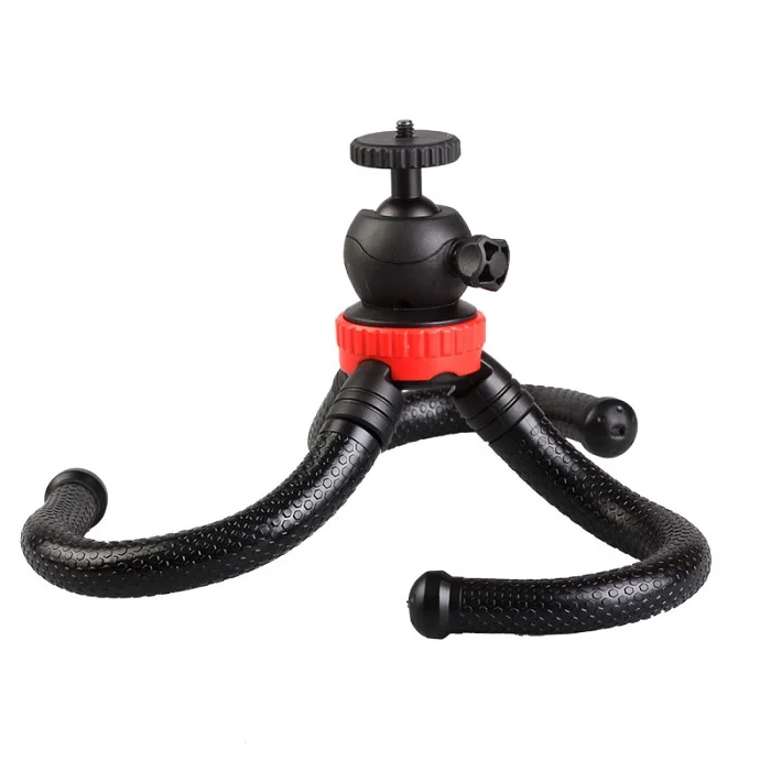 camera accessories  Wholesale rubberized smartphone flexible   Tripod with Adjustable octopus legs