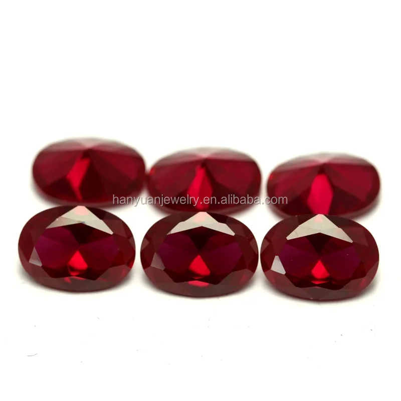 8# Dark Red Synthetic Ruby Stone Prices - Buy Synthetic Ruby Stone
