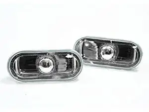CPW (tm) CPW (tm) 99-05 VW GOLF JETTA MK4 / 97-04 PASSAT B5 B5.5 CLEAR SIDE MARKER LIGHTS