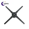 HD resolution Advertising players equipment led 3D hologram projector 50cm APP wifi 4 blades 3D fan display