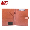 Luxury Leather Padfolio Portfolio Compendium File Folder With A4 Letter Sized Writing Pad