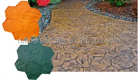 
Liquid urethane Rubber to Make Mold for Stamped Concrete Molds 