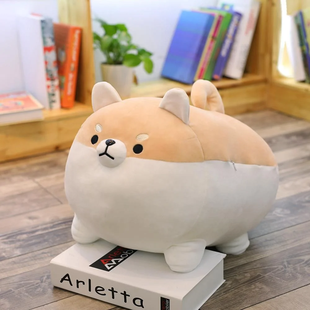 fat shiba inu plush