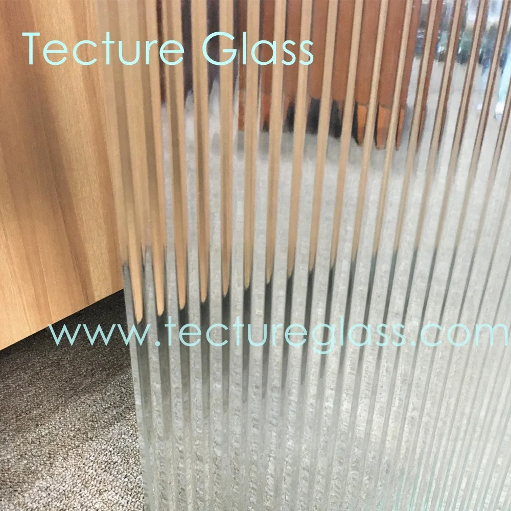 Tecture Ribbed Textured Glass Sheets 