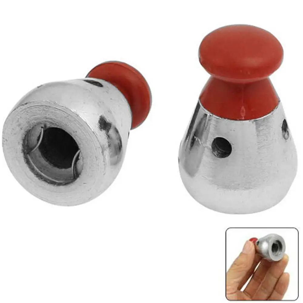 Kitchen Pressure Cooker Safety Valve Replacement 2 Pcs Red Silver Tone 