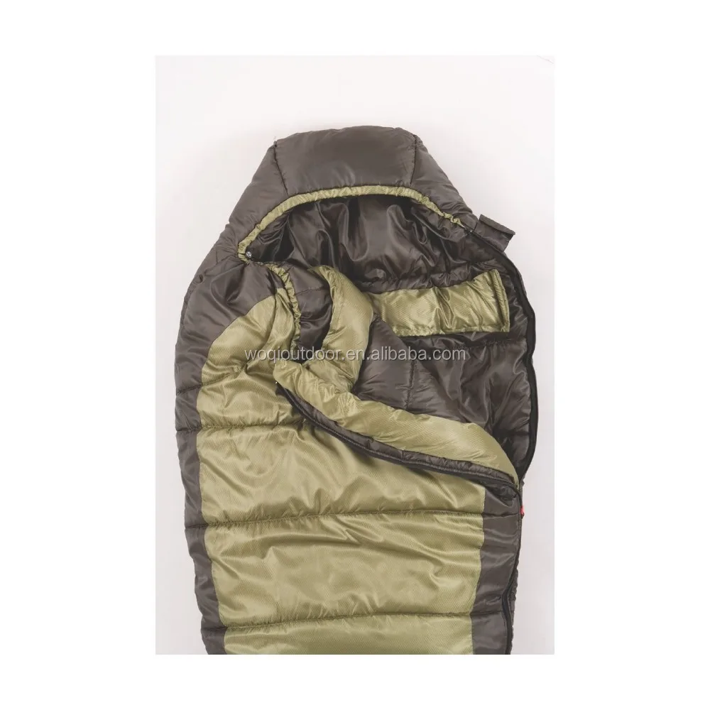 
Woqi Outdoor Camping Envelope Mummy Sleeping Bag Adult Hollow Fiber Cotton Waterproof Travel Hiking Weather sleeping bag 