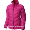 Hot Sale Wind Resistant Pink ladies 30D Nylon Down Jackets
