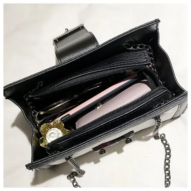 
lingge embroidered line hair bag female 2019 new hand shoulder slung tote bag 