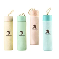 

New products natural eco friendly reusable biodegradable material wheat straw plastic thermos mug for travel