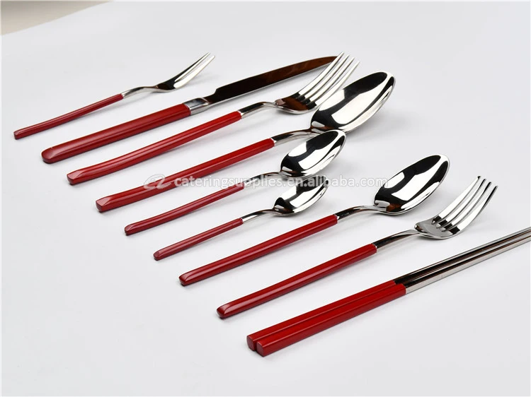 Wholesale 18/10 Brushed Restaurant Flatware Spoon And Forks Chinese