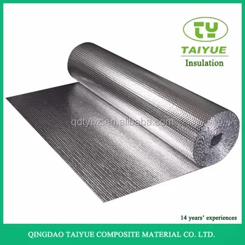 Double Side Air Bubble Film With Aluminum Foil Facing Radiant