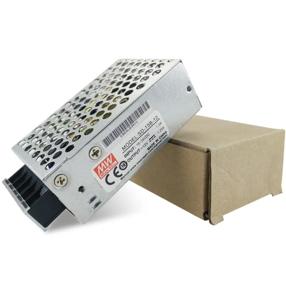 12V SD-15B-12 By MEAN WELL DC//DC 15W CONVERTER