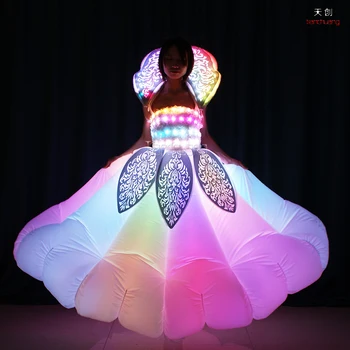 Custom Led Inflatable Dress For Party,Led Inflatable Princess Dress ...