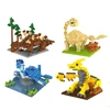 New Arrival Toys Hobbies Nanoblock Anime dinosaur Toys 3D Model Building Brick Micro Educational Toys For Kid