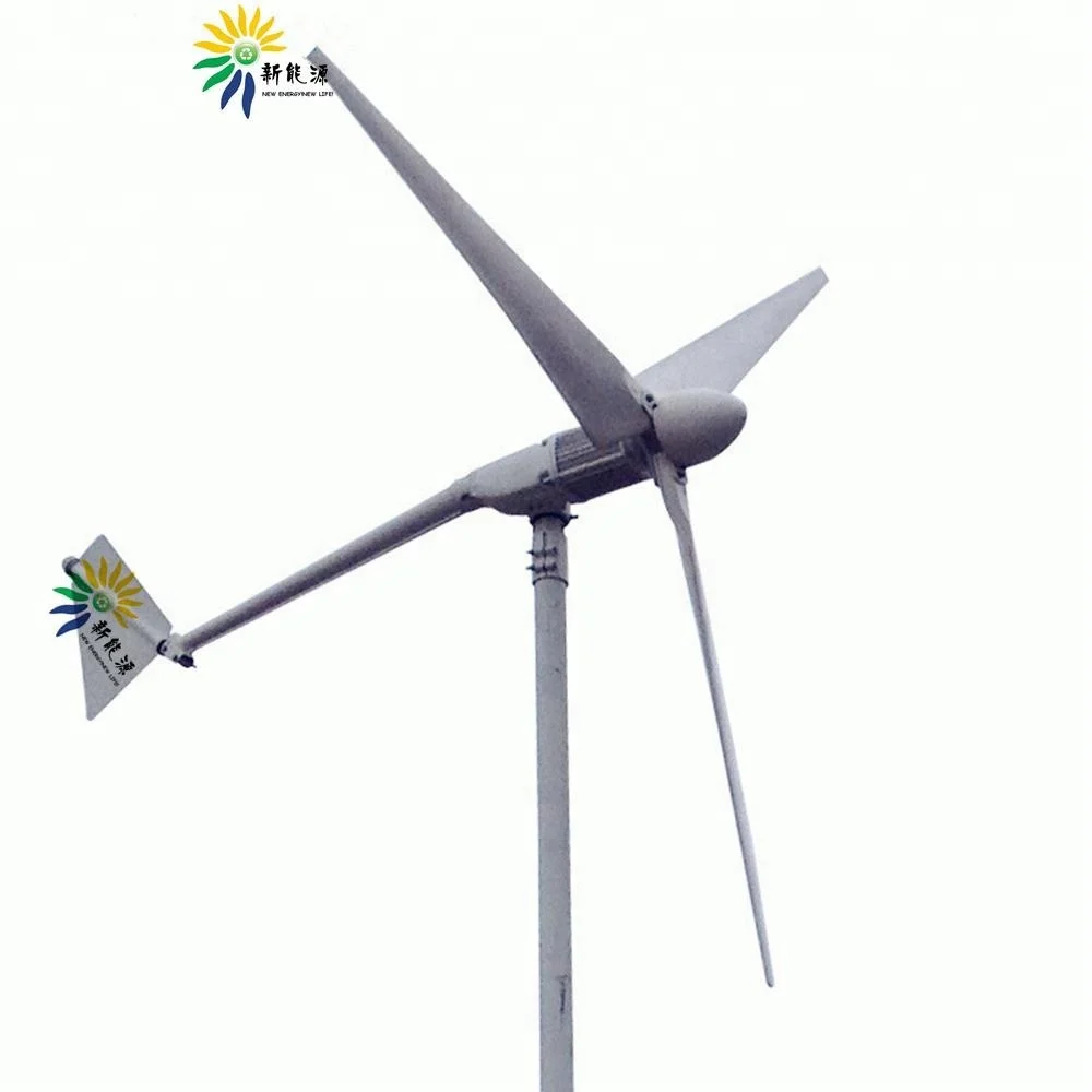 New Energy 3KW Vertical Wind Turbine Wind Generator 48v To 220v 3 Phase 3  Blades No Noise Home Use Wind Turbine From Marcia0827, $4,080.41