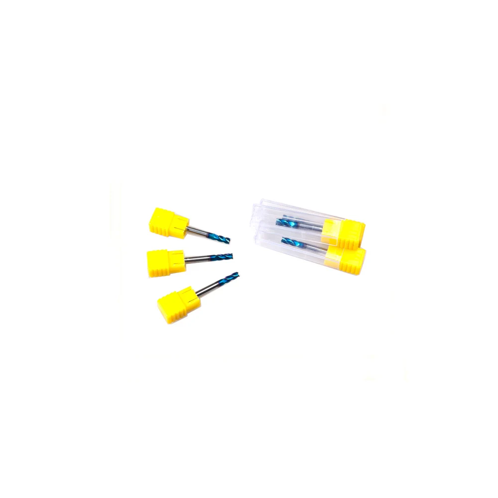 
4 Flute square flat milling cutter 65 HRC Lathe Machine Tool accessories tungsten carbide cutting tools 