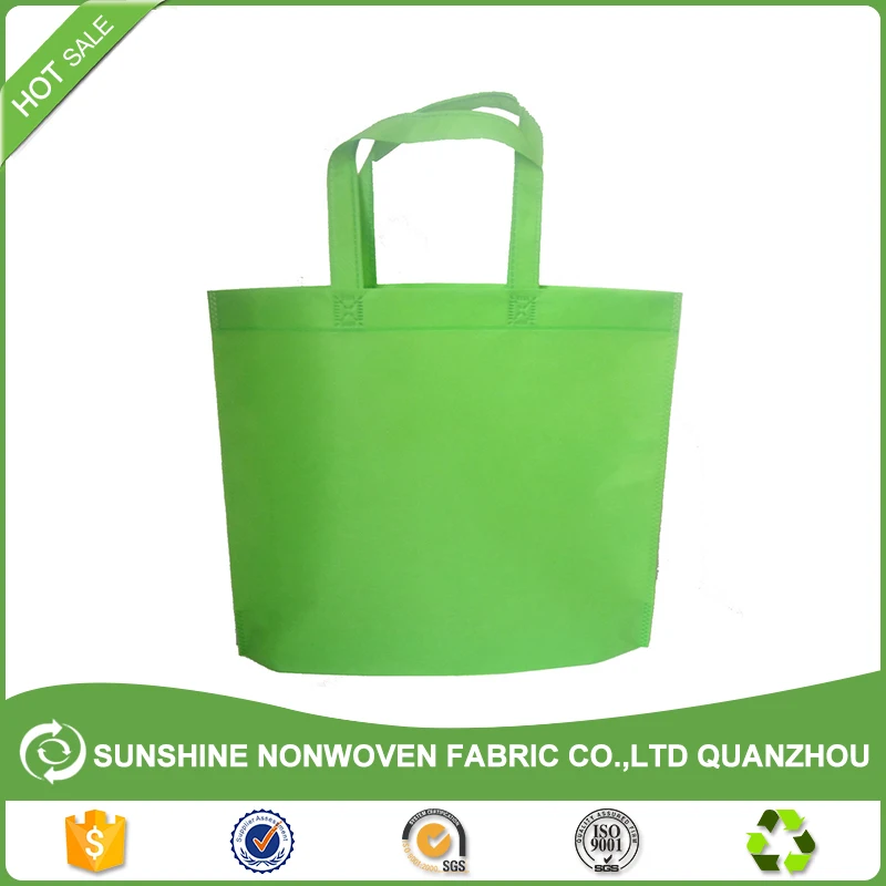 Recycled custom printing grocery tote shopping pp non woven bag