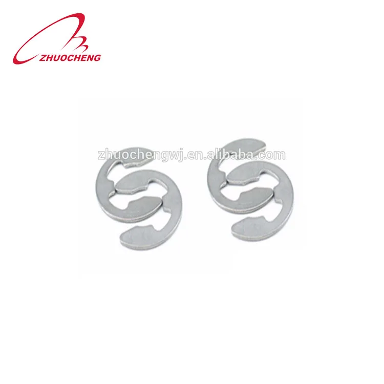 100 Pcs SS304 E-Ring E Clip Assortment Stainless Steel Retaining Rings Fastener Set M3