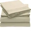 alibaba express latest wholesale cheap 100% polyester microfiber plain solid color four flat sheet sets on the bed