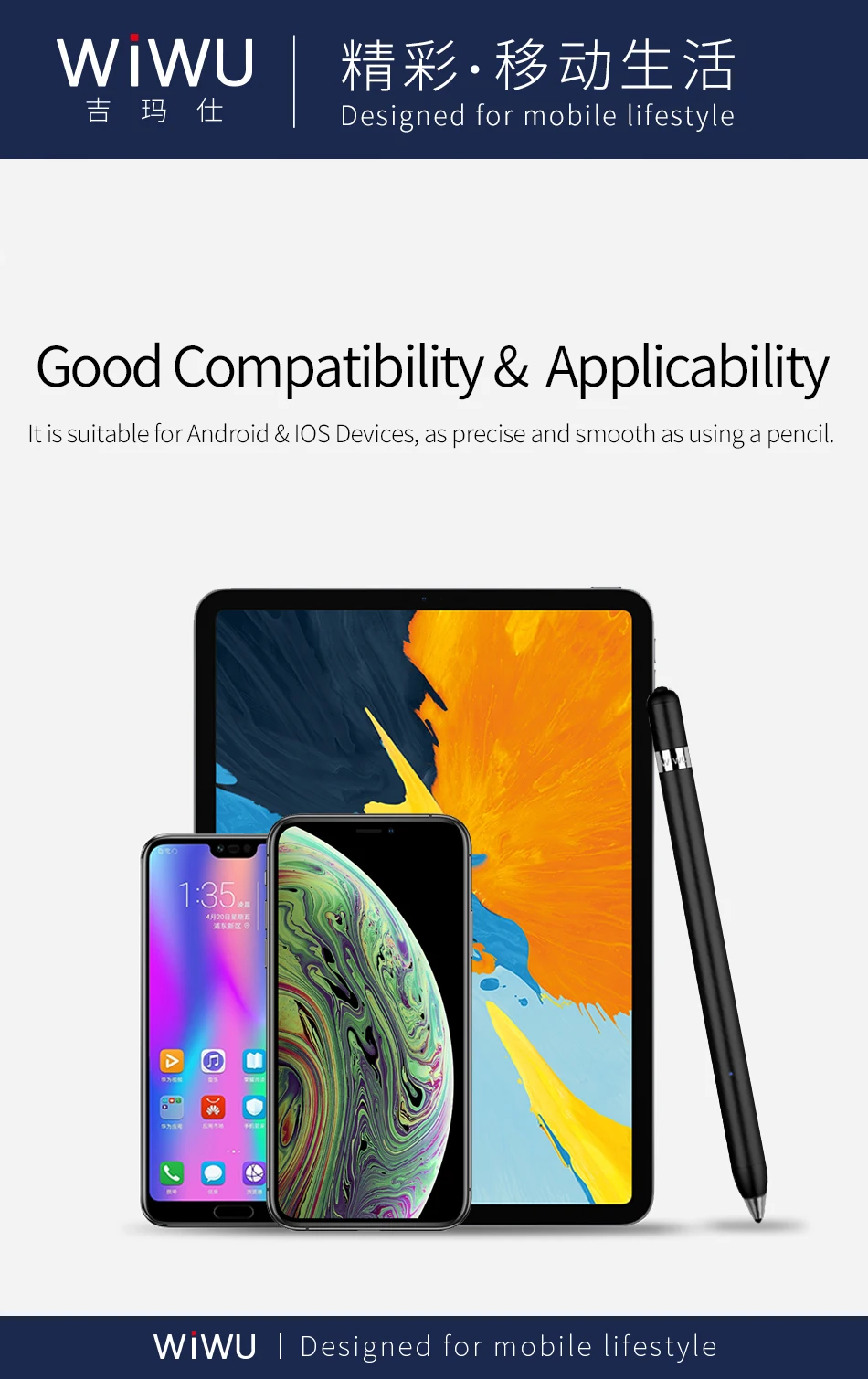 Wiwu Best Active Stylus Pen Android Pen Tablet Stylus For Touch Screen