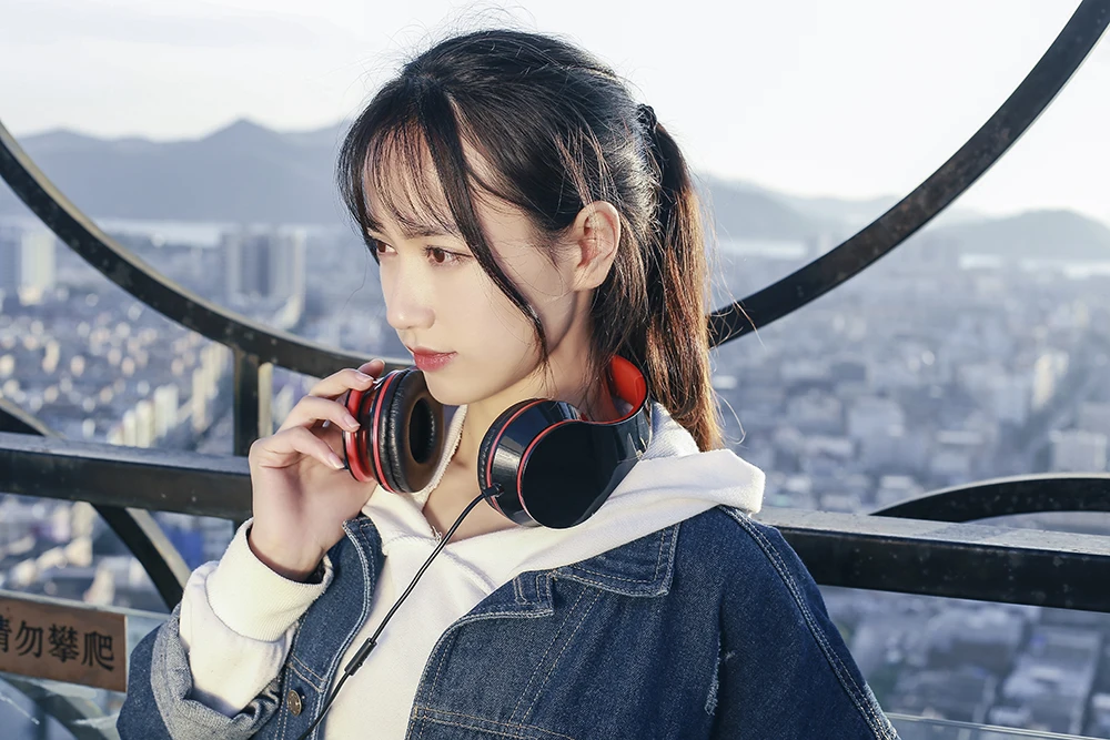 OEM sport over ear wired headphone earphone for mp3 music player smartphone - ANKUX.COM