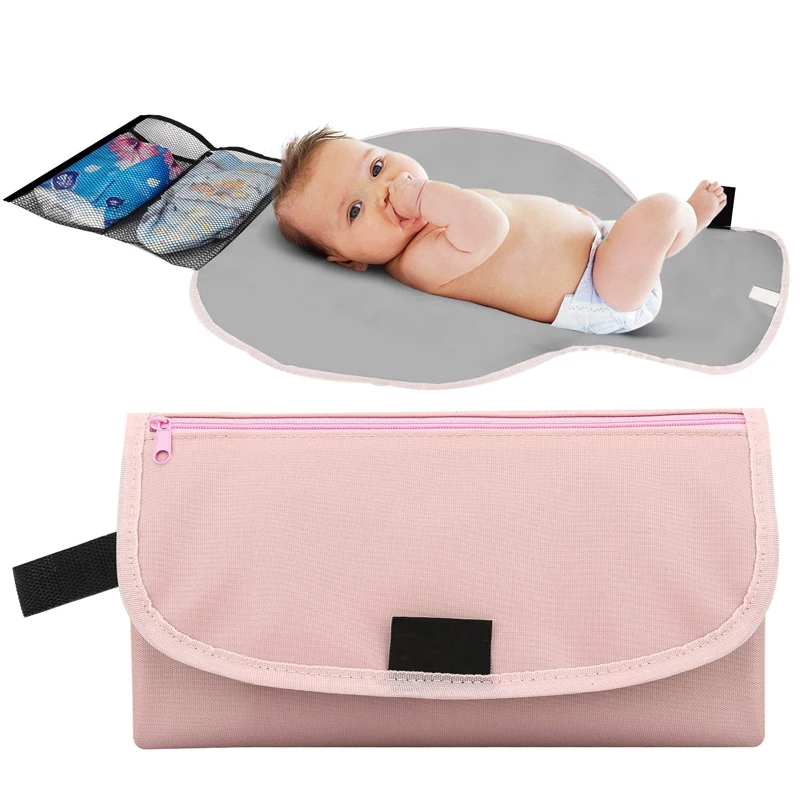 3 in 1 Foldable Portable Baby Diaper Mat Changing Pad Clutch Station Journey New