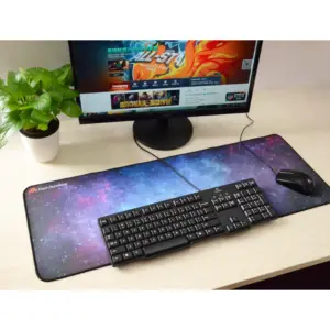 High quality large size non-slip rubber desk gaming mouse mat from china manufacturer