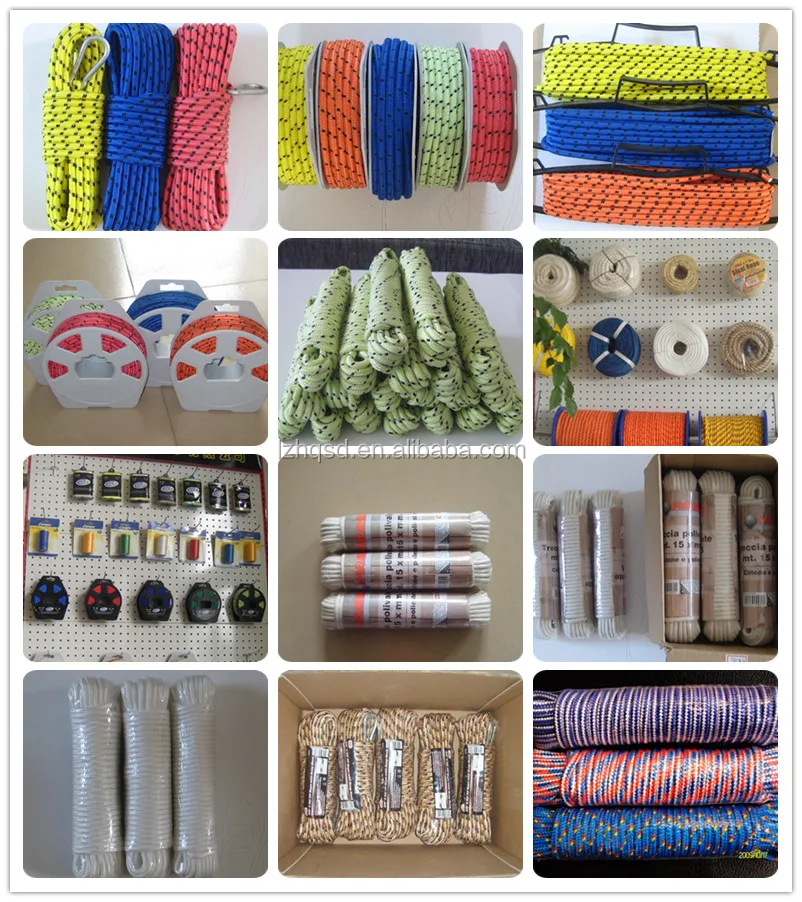 1/4 Inch 100ft Cotton Clothesline Reinforced With Polypropylene Core