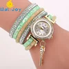 WJ-7460 Luxury Charming Hot Quartz Watch Digital Dial Bracelet Wristwatch Key Pendant Simple Women Watch