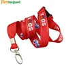 Wholesale Custom Polyester Silkscreen Printing Red Detachable Lanyard Tactical