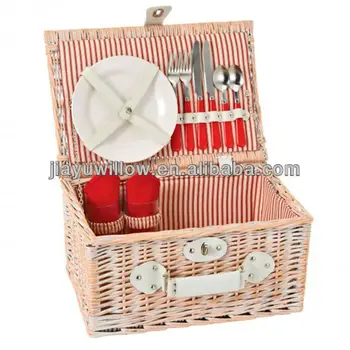 Wicker Picnic Basket Set For 2 Persons Sets Wicker Picnic Basket Set For 2 Persons Sets