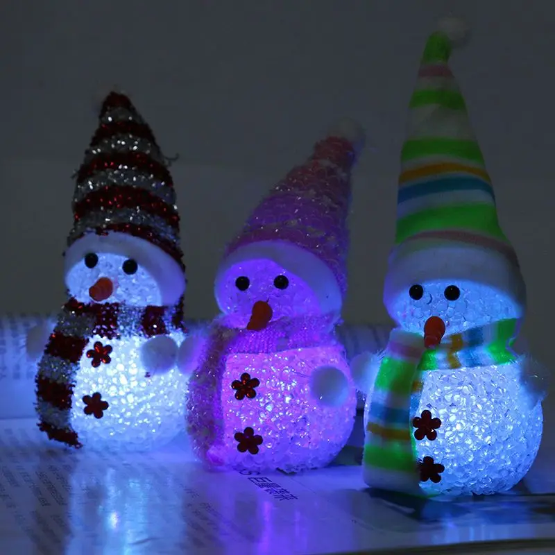 glowing snowman