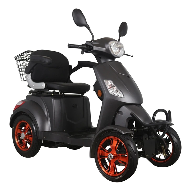 
4 wheel mobility electric handicapped scooter with chair for disabled 