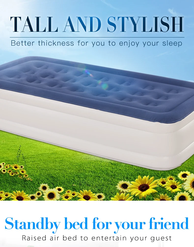 Mirakey stock new style air mattress air bed  hot sale in USA and Europe stock inflatable air bed and inflatable mattress