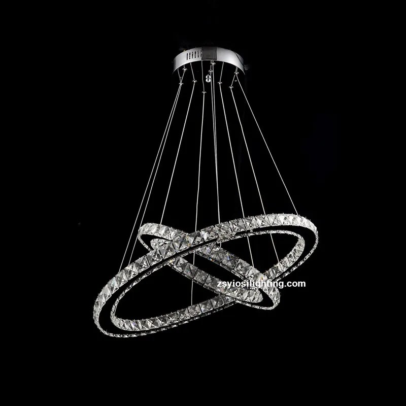 Economic Modern Unique Big Led Crystal Chandelier Light