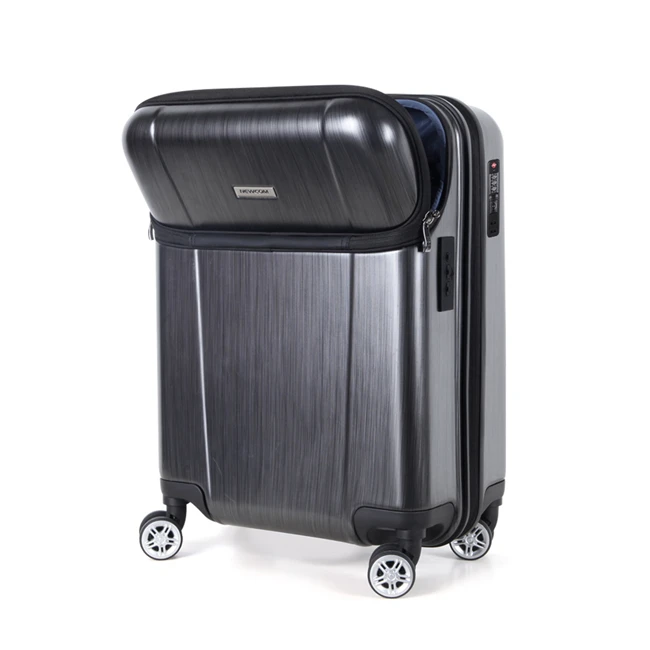
cabin smart luggage usb port phone charging smart rolling gift box hard shell travelling travel trolley luggage bag 