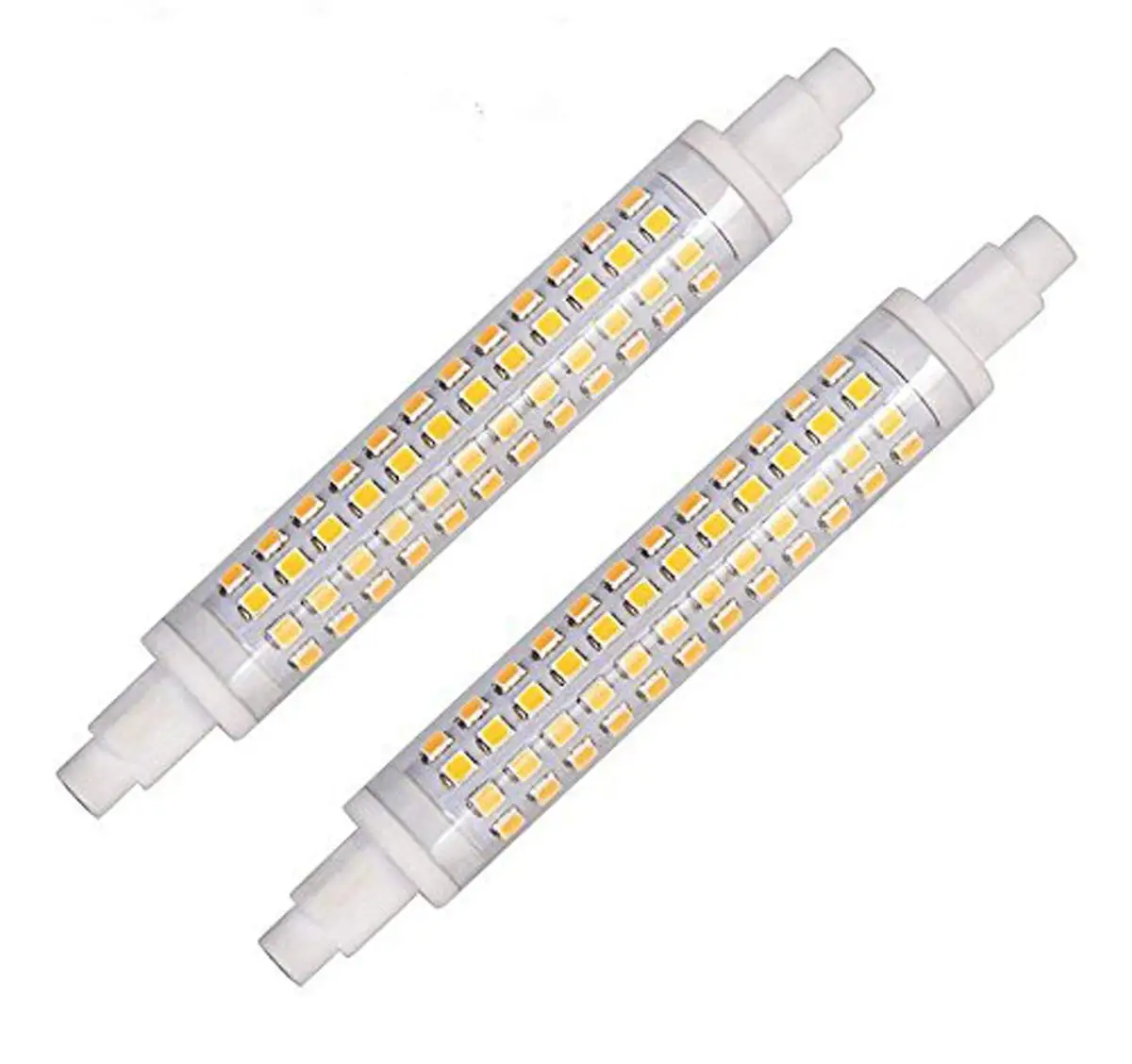 CTKcom R7S 78mm LED Bulbs 2 Pack J Type 78mm Double Ended 5W 120Volts Halogen Bulbs Daylight White 6000K,R7S Double Ended Filament Flood Lights Quartz Tube Lamps 50W Replacement Halogen Bulb,2 Pack