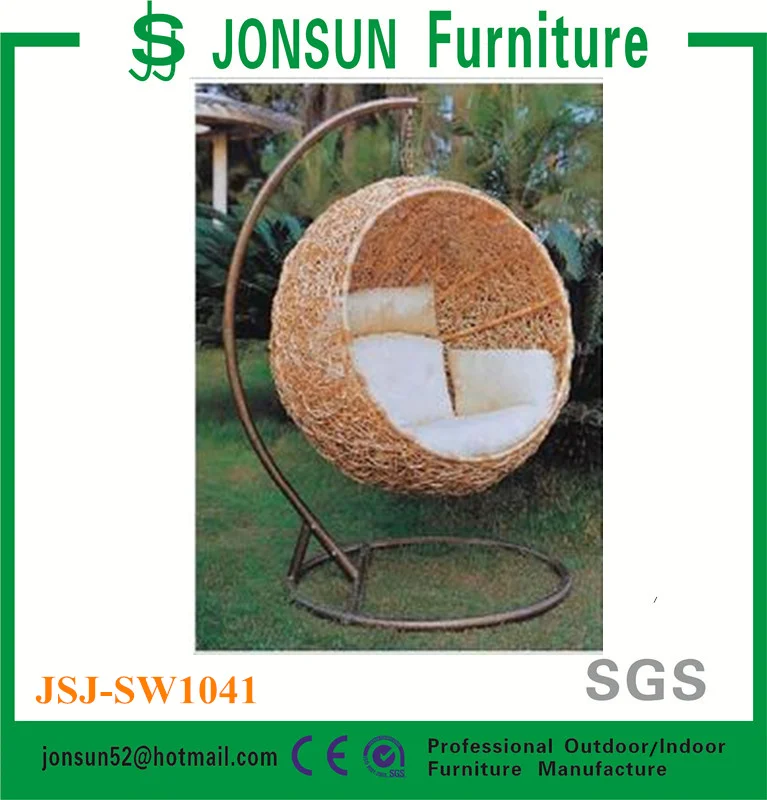Bamboo Bird Nest Swing Chair Bali Rattan Outdoor, wholesale Furniture