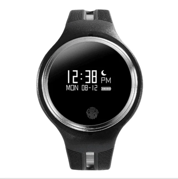 

E07 Smart Watch 0.96 OLED Screen for IOS Android Bt Smartphone GPS Motion Running Mode Call Reminder, Black;white;orange;blue