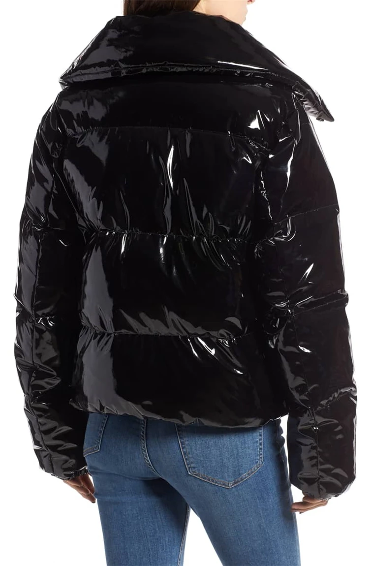 2020 Factory Price Short Shiny Bubble Jacket Women Puffer Down Coat ...