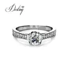 Destiny jewellery Custom Unique crown Round Shape fashion jewelry 2017 diamond ring with O rings Crystal from Swarovski