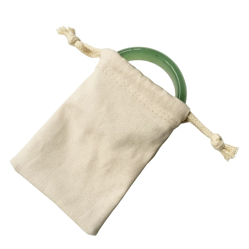 
Custom Logo Printed 100% Cotton Small Pouch For Jewelry 