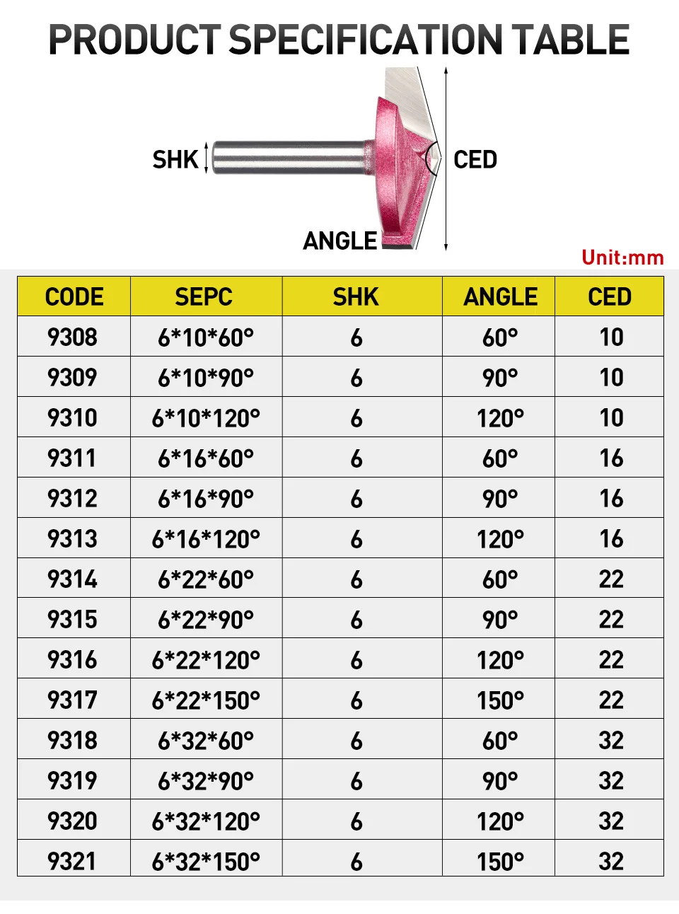 carboneto end mill 3d roteador bits para