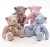 free sample plush joints bear knit stuffed bear toys for kids bear plush stuffed toy