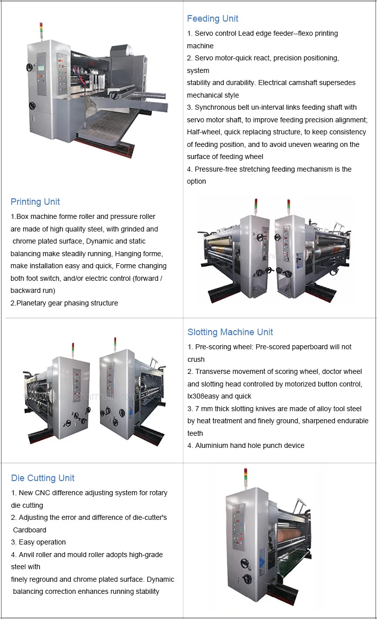 GIGA LX-308N 4 Colour Corrugated Carton box Flexo Printing Machine price