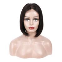 

100% Remy human hair bob straight short hair front lace wig for women