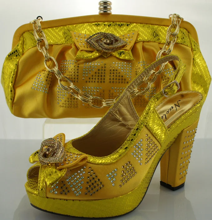 Matching Yellow Heels And Bag | SEMA Data Co-op