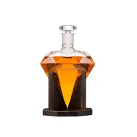 

1000ml Scotch Glass Diamond Glass Bottle Decanter Whiskey Wine Decanter