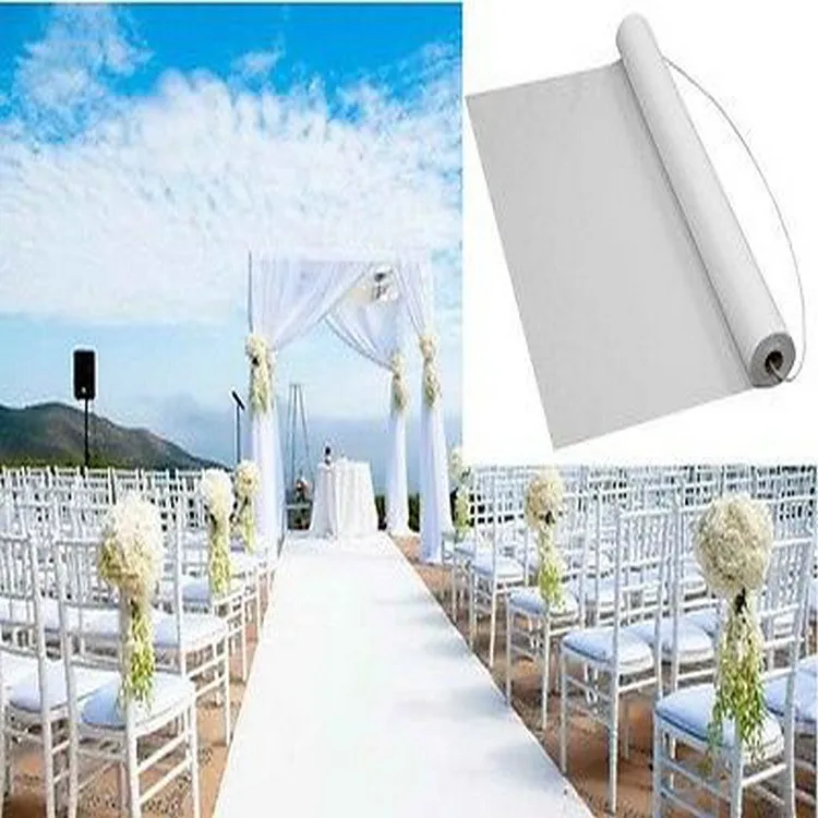 Wedding Aisle Runner 100 X 3 Ft White Aisle Runner With Print Aisle